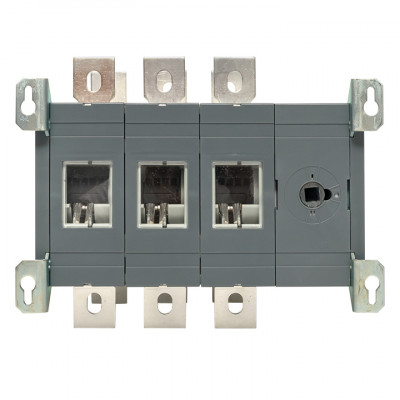 Фотография Рубильник   630A 3P реверсивный без рукоятки управления TwinBlock EKF, артикул tb-s-630-3p-rev