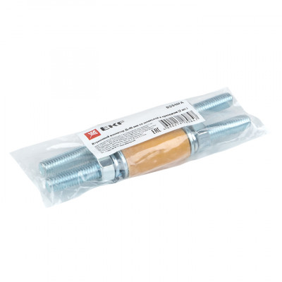 Фотография Втулочный изолятор Д=40 мм со шпилькой и крепежом (2 шт) EKF PROxima, артикул BSS40FA