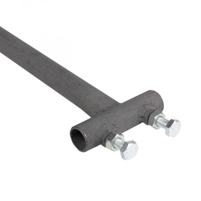 Фотография Держатель мачты молниеприемника к стене, D=40мм, вынос 530мм EKF PROxima, артикул lp-530-04018-sp