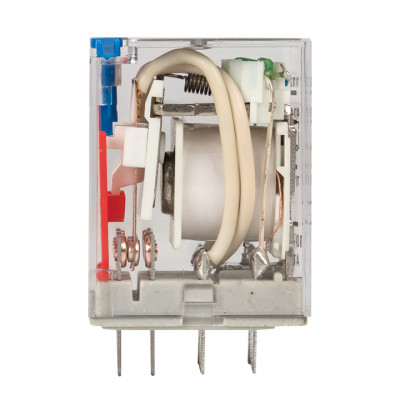 Фотография Реле промежуточное с кнопкой и мех. Индикацией RPAt 22/3 10A 24В DC EKF AVERES, артикул rpat-22-3-24DC