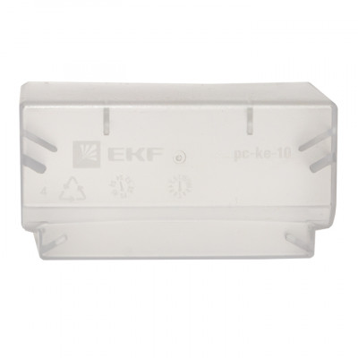 Фотография Крышка защитная для клеммников KE10.1, KE10.504  EKF PROxima, артикул pc-ke-10