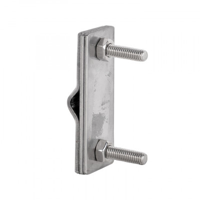 Фотография Зажим полоса-прут малый, NI EKF PROxima, артикул lp-55408-ni