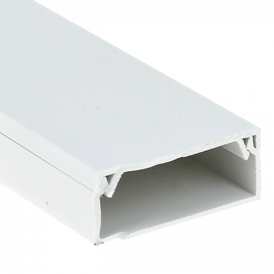 Фотография Канал кабельный (100х60) (8 м) белый EKF-Plast, артикул kk-100-60