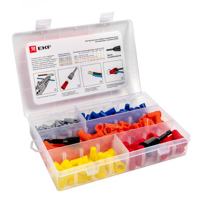 Фотография Набор СИЗ ( СИЗ-1 40шт, СИЗ-2 40шт, СИЗ-3 50 шт, СИЗ-4 15шт, СИЗ-5 10шт, Бита-2шт) EKF PROxima, артикул plc-cc-n