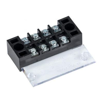 Фотография Терминал клеммный TB-2504 до 2,5 мм2 25A 4 клеммные пары EKF PROxima, артикул tb-2504