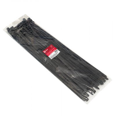 Фотография Хомут нейлоновый черный (11,5х650) (100шт.) EKF Basic, артикул plc-cb-11.5x650