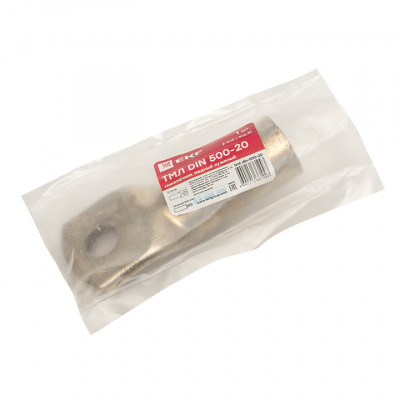 Фотография Наконечник медный луженый ТМЛ DIN 500-20 EKF PROxima, артикул tml-din-500-20