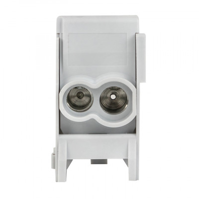 Фотография Клемма распределительная КСР с двойным винтом 2x35/2x25 серая EKF PROxima, артикул ksr-2.35-2.25-grey