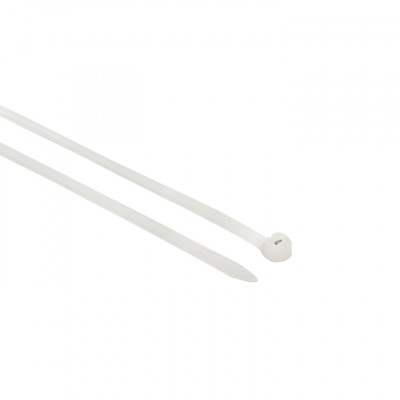 Фотография Хомут нейлоновый со стальным зубом (б), 5x300 (100шт) EKF PROxima, артикул plc-fl-ctsbw-5x300