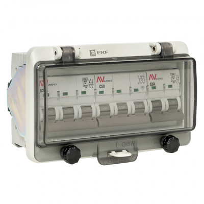 Фотография Окно герметичное 8 модулей IP67 PROxima, артикул ak-g-8