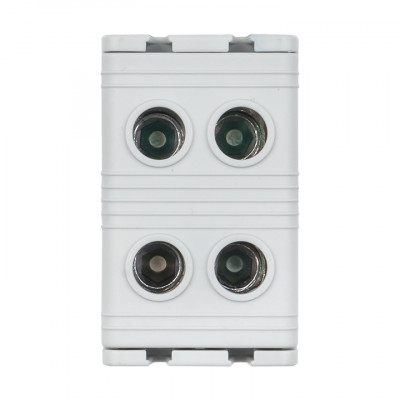 Фотография Клемма силовая вводная двойная КСВ 16-50 серая EKF PROxima, артикул plc-kvs2-16-50-grey