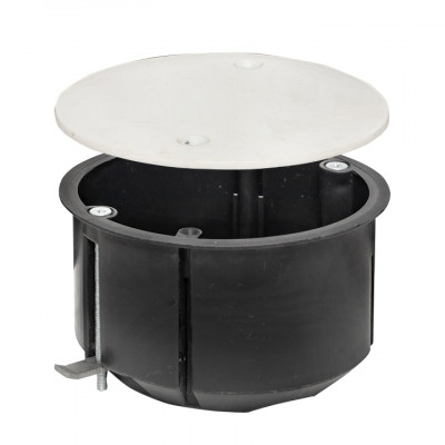 Фотография Коробка универсальная установочная КМП-020-026 с металлическими лапками  и крышкой (80х45) EKF PROxima, артикул plc-kmp-020-026