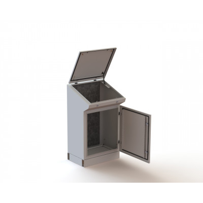 Фотография Пульт управления напольный TP6 IP55 (960х600х400), артикул mb-96-60-40