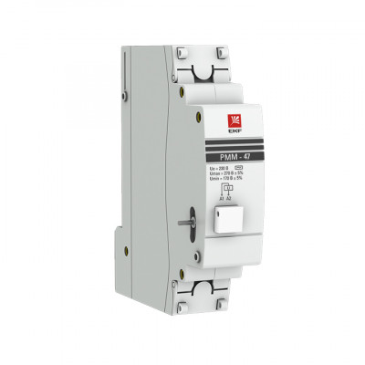 Фотография Расцепитель минимального и максимального напряжения РММ-47 EKF PROxima, артикул mdrmm-47-pro