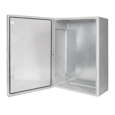 Фотография Щит пластиковый с монтажной платой прозр. дверь 800х600х260 мм IP65 EKF PROxima, артикул PBT65MP010