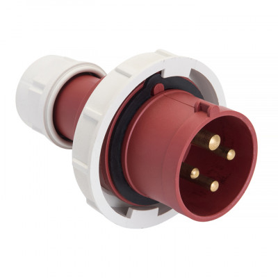 Фотография Вилка переносная 0142 3Р+РЕ 16А 380В IP67 EKF PROxima, артикул ps-0142-16-380