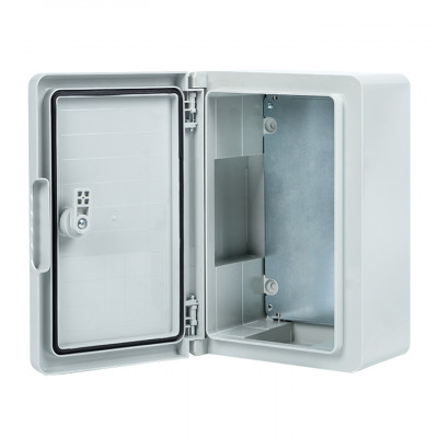 Фотография Бокс пластиковый с монтажной платой 300х200х130 мм IP65 EKF PROxima, артикул PB65MP001