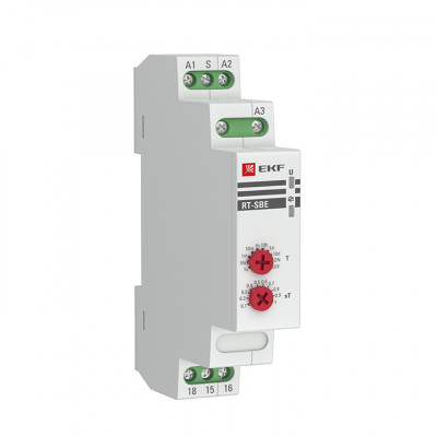 Фотография Реле времени (задержка выключ. после пропад. сигн.) RT-SBE EKF PROxima, артикул rt-sbe