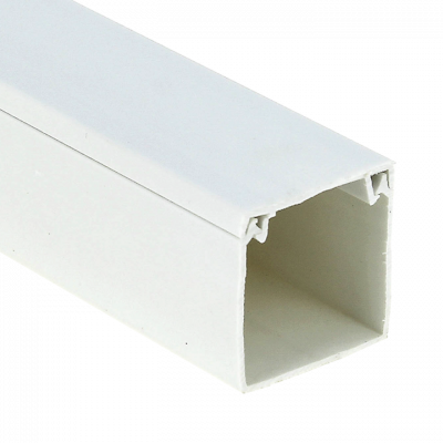 Фотография Канал кабельный (60х60) (12 м) белый EKF-Plast, артикул kk-60-60