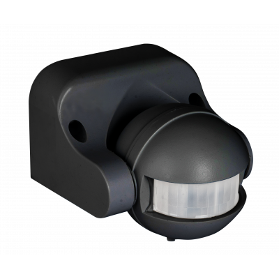 Фотография ИК датчик движения наст. 1200Вт 180гр. до 12м IP44 MS-39b черный EKF PROxima, артикул dd-ms-39b