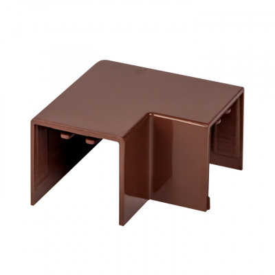 Фотография Поворот 90 гр. (25х25) (4 шт) темное дерево EKF-Plast, артикул abd-25-25x4