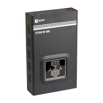 Фотография Стабилизатор напряжения настенный TITAN W-500 EKF PROxima, артикул stab-w-500