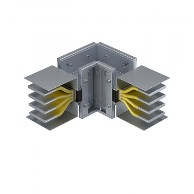 Фотография Угловая вертикальная секция 1250 А IP55 AL 3L+N+PE(КОРПУС), артикул HPA12EV45