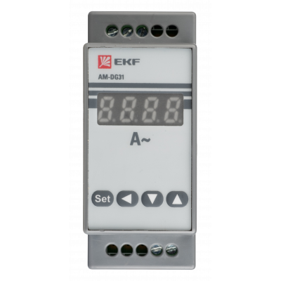 Фотография Амперметр AD-G31 цифровой на DIN однофазный EKF PROxima, артикул ad-g31
