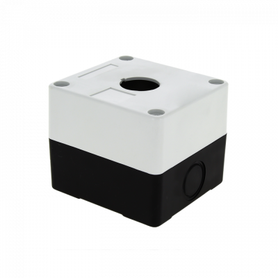 Фотография Корпус КП101 пластиковый 1 кнопка белый EKF PROxima, артикул cpb-101-w