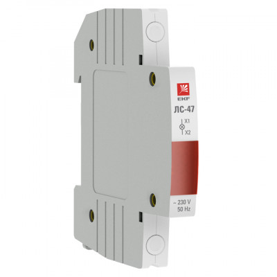 Фотография Лампа сигнальная ЛС-47 (красная) EKF PROxima, артикул mdla-47-r-pro