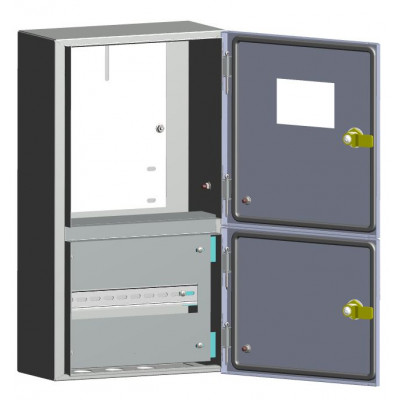 Фотография ЩУРн-3/12 два отсека (БУР) (540х300х160) IP54 EKF PROxima, артикул mb54-3i