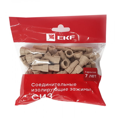 Фотография Соединительный изолирующий зажим с лепестками СИЗ-Л 8 (1-12,75мм2) (100шт.) EKF PROxima, артикул plc-cl-8