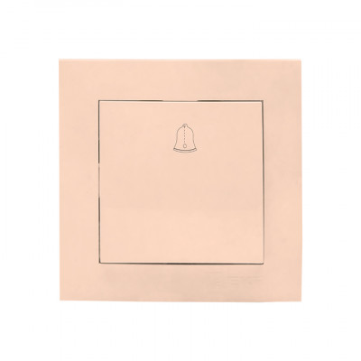 Фотография Валенсия кнопка звонка 10А кремовая EKF PROxima, артикул EWV10-026-20