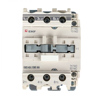 Фотография Контактор малогабаритный КМЭ 40А 110В NO+NC EKF, артикул ctr-s-40-110