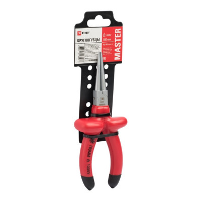 Фотография Круглогубцы Master 160 мм 1000В EKF Basic, артикул kg-160-mas-in