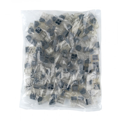 Фотография Строительно-монтажная клемма СМК 773-104 4 отверстия 1,0-2,5мм2 (100шт.) EKF PROxima, артикул plc-smk-104