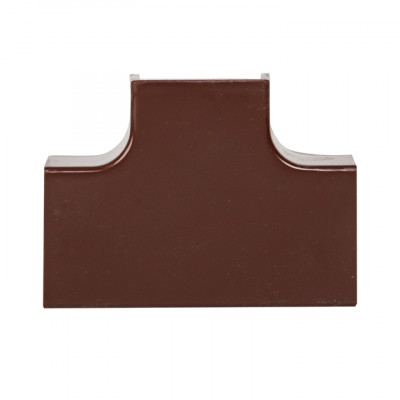 Фотография Угол T-образный (16х16) (4 шт) темное дерево EKF-Plast, артикул tchd-16-16x4