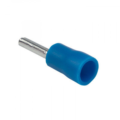 Фотография Наконечник штыревой круглый изолированный НШКИ 1.0-2.5 (уп 5шт) EKF PROxima, артикул nshki-1.0-2.5r