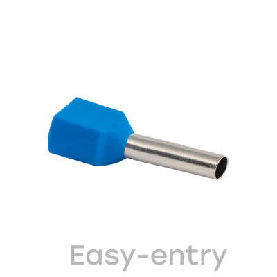 Фотография Наконечник штыревой втулочный  НШвИ(2) 2,5-13 (50шт.) EKF, артикул nhvi2-2.5-13