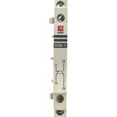 Фотография Контакт боковой дополнительный КБМ-11 NO+NC для КМ EKF PROxima, артикул km-cs-11