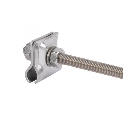 Фотография Зажим прута унив. 51510  HZ (30x30мм) с анкером, L 300мм, Ni EKF PROxima, артикул lp-51310