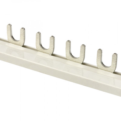 Фотография Шина соединительная типа FORK для 1-ф нагр. 100А 54 мод. EKF PROxima, артикул fork-01-100