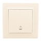 Фотография Минск Кнопка звонка  СП, 10А, бежевый EKF, артикул ERV10-027-20