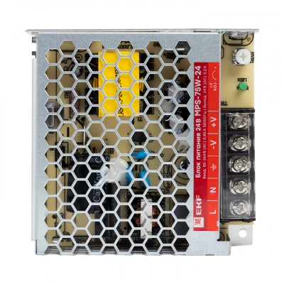 Фотография Блок питания 24В MPS-75W-24 EKF Proxima, артикул mps-75w-24