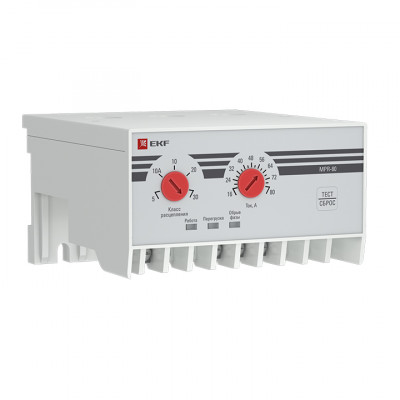 Фотография Реле защиты двигателя MPR 80А EKF PROxima, артикул mpr-80