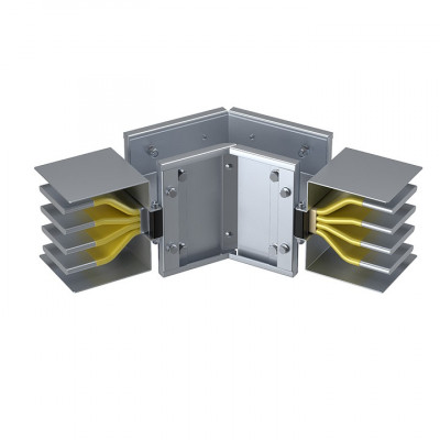 Фотография Угловая вертикальная секция c нестандартным углом 400 А IP55 AL 3L+N+PE(КОРПУС), артикул HPA04EV45A