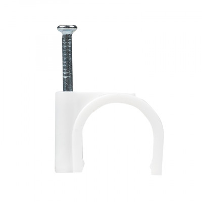 Фотография Скоба крепежная круглая (18мм.) (50шт.) EKF PROxima, артикул plcn-sr-18