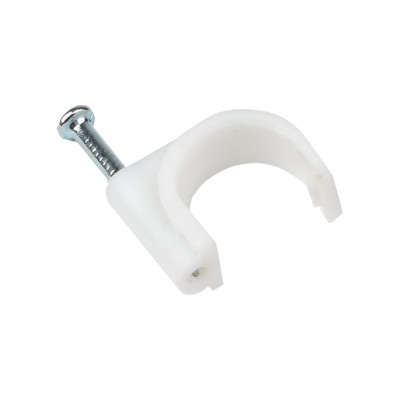 Фотография Скоба крепежная круглая (12мм (50шт.) EKF PROxima, артикул plcn-sr-12