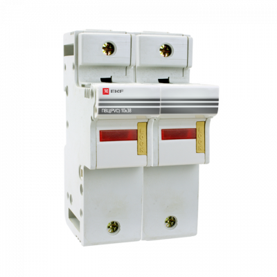 Фотография Предохранитель-разъединитель для ПВЦ 10x38 2P (с индикацией) EKF PROxima, артикул pr-10-38-2