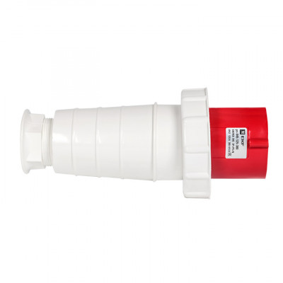 Фотография Вилка переносная 045 3Р+РЕ+N 125А 380В IP67 EKF PROxima, артикул ps-045-125-380